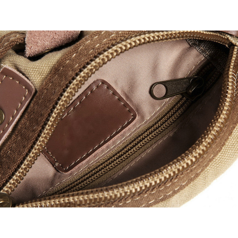 *Clearance* Canvas Waist Fanny Pack C83GRN - Picture 3 of 8